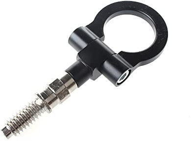 WOSTOKE Sostituzione per Black Track Racing Style Alluminio Gancio di Traino Kit Anello Per BMW X5 X6