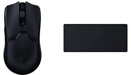 Razer Viper V2 Pro - Ultraleichte kabellose Esports-Gaming-Maus (30K DPI Optischer Sensor) Schwarz & Strider XXL - Hybrid-Mauspad mit weicher Unterseite und Oberseite für sanfte Swipes Schwarz