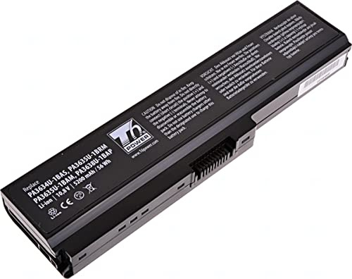 T6 Power Batterie pour Toshiba Satellite C660 série, Li-Ion, 5200 mAh (56 Wh), 10,8 V