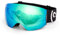 COPOZZ Skibrille, G2 OTG Snowboard Schneebrille gegen Blendung mit Antibeschlag Wechselobjektiv UV-Schutz Helmkompatibel Skibrillen für Männer Frauen Damen Teen