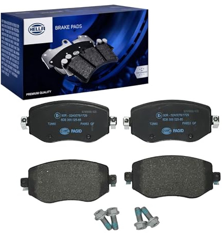 HELLA 8DB 355 025-851 Brake pad set - with acoustic wear warning - T2660 - for e.g. RENAULT