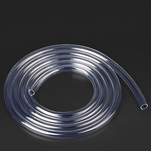 Coavoo Tuyau PVC Flexible 6mm x 8mm 5 Mètres - Tube Souple Transparent de Pression pour Conduite D'eau, D'air et D'essence