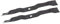 SECURA Jeu de lames (combi) compatible avec Murray 405001x78B Tracteur de pelouse