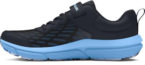 Under Armour Jungen Ua Bps Assert 10 Ac Laufschuhe, Black Tech Blue White, 32 EU