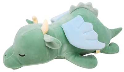 Nemu Nemu Animals 6202740 Plüschtier, Drache Drago, Kuscheltier, extra weich und kuschelig, Stofftier, Designed in Japan, Kuschelkissen, Größe XXL, 70 cm