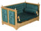 Spielsofa Kindersofa Barock Kinder Sofabett Schlafsofa Couch Holz Grün Spielzimmer 115 cm cat10020 Palazzo Exklusiv