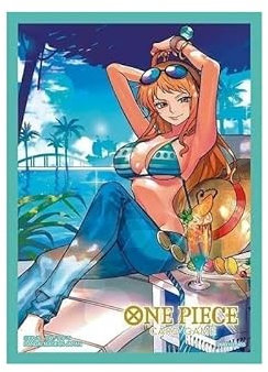 One Piece Trading Card Game Assortment 4 Nami Card Sleeves [70 Sleeves]