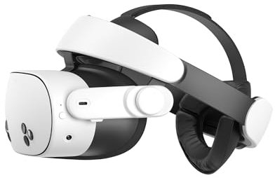 KIWI design H4 Halo Comfort Head Strap Compatible with Meta Quest 3 or Quest 3S, Accredited by Meta