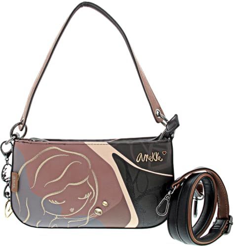 Anekke Heartbeat Schultertasche, Umhängetasche, Maße: 26/14/5 cm, Zubehör und Accessoires für Damen, Mehrfarbig