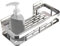 Estanteria Baño, Estanteria Ducha, Sin Taladro, Baldas Pared sin Agujeros, Estante Ducha, Estante Ducha sin Taladro, Accesorios Baño, Organizador Baño, Cocina, Cesta Ducha, Sin Tornillos, Plata.