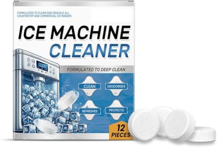 Ice Maker Cleaner Tablets Deodorizing Descaling Ice Machine Cleaner 70 Tablets Appliance Small Cleaning Accessories For Gently