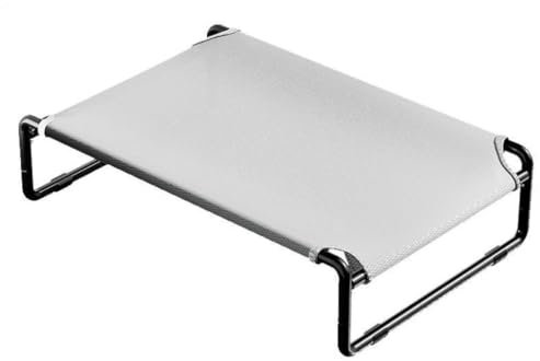 WJFTODAY Haustierbett Frühling und Sommer Haustier Armlehne Hund Feldbett Hund Golden Retnd Golden Retriever Hundebett Atmungsaktive feuchtigkeitsbestndige Hundebettwsche Erhhtes Haustierbett(Gray,M)