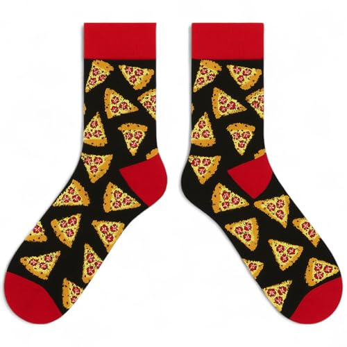 MIJOMA Herren Fun-Socken – Lustige Motivsocken mit ausgefallenen Designs – Bunte Baumwollsocken für Freizeit, Alltag & Büro