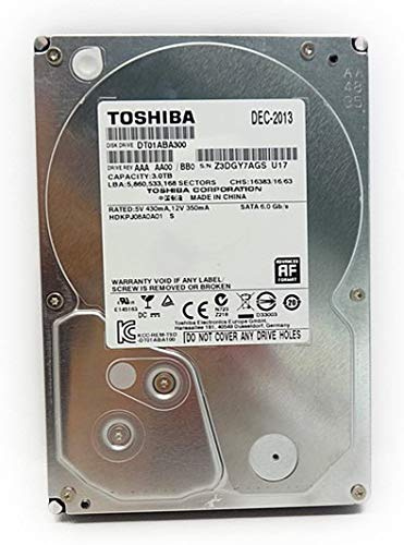Toshiba PA4293E-1HN0 Disque Dur Interne SATA 3.5'' 3 to