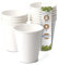 BIOZOYG 50x gobelets jetables 250 ml / 10 oz, Ø 90 mm blanc - gobelet carton sans plastique et en matériaux durables - gobelet cafe