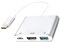 QCES - Adaptador USB C a HDMI, Tipo C a HDMI Multiport Dock con Carga Thunderbolt 3 Compatible con Nintendo Switch, Samsung Dex Station