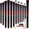 SAPLIZE Golfgriffe 13er-Set mit komplettem Regripping-Kit, Midsize, Golfschlägergriffe aus Gummi, Rot