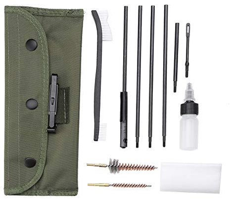 VGEBY1 Pulizia Armi 12pcs / Set Kit di Pulizia Pistola Multi-Funzione, Canna da cacciatrice Cleaner Spazzola Doppia Spazzola di Pulizia per 22cal 5.56mm Shotgun