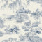 Grandeco Papier peint lisse Motif arbres Bleu
