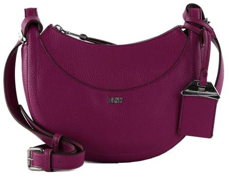 DKNY Women's Crescent Bag Crossbody, Dark Orchid