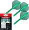 Target Darts K Flex Integrierter Dart-Flug und -Schaft, Nr. 2 Grün (Mittelstufe) | 3er-Pack K-Flex - Nr. 2, Präzisionsgeformte 2-in-1-Dart-Flüge und Dart-Schäfte | Professionelles Dart-Zubehör
