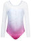 JiAmy Gymnastikanzug Mädchen Langarm, Kinder Glitzer Gymnastik Turnanzug Leotard Dancewear Gymnastikbody für 6-7 Jahre