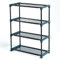 Home Beauty 4-Tier Garden Storage Shelves | Heavy Duty 90x30.5x107.5cm Shelving Unit | Greenhouse, Shed, Garage Rack | No-Tool Assembly, Space-Saving & Rust-Resistant