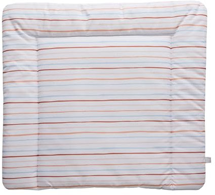 Premium Wickelauflage 77x75 cm | Wickelunterlage für Wickelkommode Malm Hemnes Nordli | Oeko Tex®100 | Abwaschbar, wasserabweisend | Ohne Weichmacher | Bunte Streifen