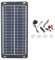 Kit de panneau solaire 30 W, panneau de charge solaire monocristallin haute efficacité avec prise OBD, conception légère et portable pour le camping et les voyages en plein air
