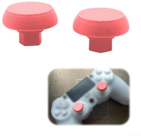 Sostituzione analogica per Sony per controller PS4 DualShock4 per deriva e supportare una risposta di ingresso accurata (rosa)