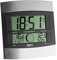 TFA 98.1006.IT Radio Controlled Digital Wall Clock with Outdoor Temperature