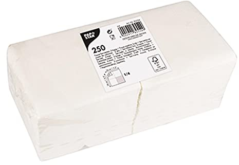 PAPSTAR Servietten, weiß, 250