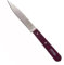 Opinel Erwachsene Küchenmesser No. 113, rostfreier Sandvik-Stahl, Sägezahnung, violetter Buchenholzgriff Kochmesser, Mehrfarbig, One Size