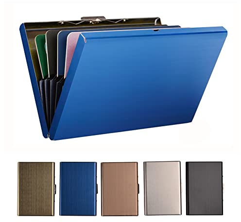 EASTNIGHTS RFID Kreditkartenetui Metall Geldbörse Edelstahl Kreditkartenschutz Etui für Herren oder Damen