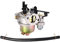 WOOSTAR 19mm Carburateur PZ19 avec Conduite de Carburant Remplacement pour GX140 GX160 GX168 GX200 5.5hp 6.5hp Moteur 163cc 196cc Dirt Bike Argent