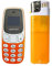 Valmoni Sport Mini Teléfono Móvil el más pequeño del Mundo con Doble SIM y Cambiador de Voz L8STAR Diminuto Enano (Naranja)