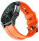 NotoCity Bracelet pour Huawei Watch GT3/GT 3 Pro/GT2/GT2 Pro 46 mm, Bracelet en Silicone Souple 22 mm pour Huawei Watch GT 2e/GT/GT Active(Orange)