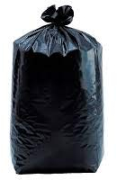 100 Sacs Poubelle Grande Capacité 240L - Lien de Fermeture, Ultra Résistant, Anti-Fuites, Noir Opaque