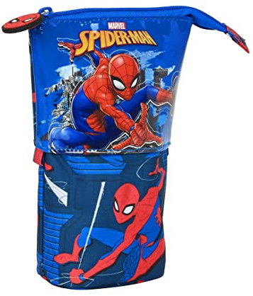 Safta-812243898 Spider-Man Jouets, Caricature, 812243898, Bleu/Rouge, Taille Unique