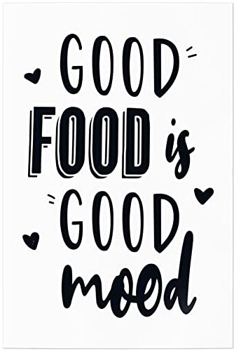 JUNIWORDS Poster, Good food is good mood, 60 x 90 cm (1007434)