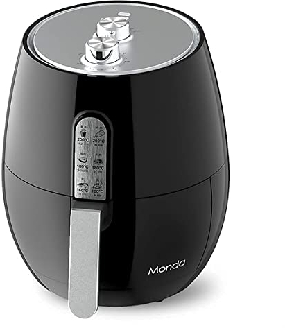 Friteuse à air pour usage domestique 7L Home Smart Air Fryer Cuiseur antiadhésif sans huile Minuterie de 60 minutes et contrôle de température réglable avec bouton de contrôle Friteuse à air