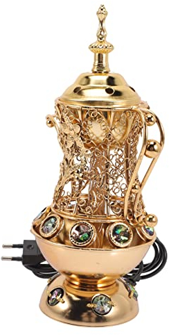 Gadpiparty Räucherofen Aromabrenner Plug Ornamenteu Table Centereu Räucherstäbchen In Halter Herd Elektrische Aroma Kreative Brenner Räuchergefäß Vintage Vintage Weihrauchbrenner