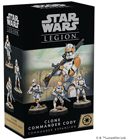 Atomic Mass Games Star Wars: Legion Clone Commander Cody Commander Expansion - Juego de miniaturas de Mesa, de Estrategia, para niños y Adultos, a Partir de 14 años, 2 Jugadores, 3 Horas
