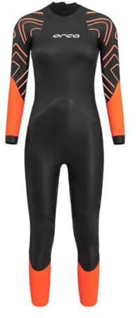 ORCA Zeal Openwater Hi-Vis Neoprenanzug Damen schwarz/orange
