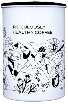EXHALE Airscape Coffee Storage Container - Keeping Your Coffee Fresher For Longer - 500g
