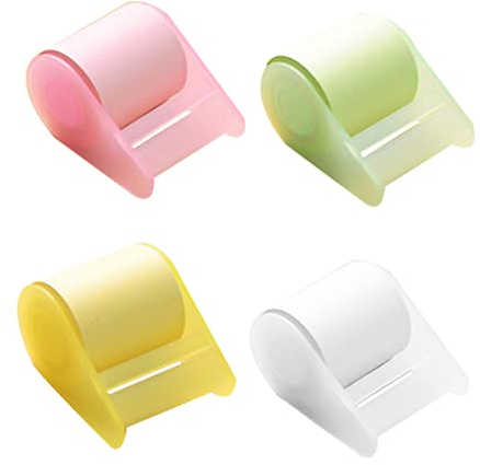 VILLFUL 4stücke Selbstklebende Notizbilderrolle Mit Klebebandspender 26,25 Fuß Lange Haftnotizen Für Büro Schule Und Zuhause Super Klebrig Austauschbar in Zufälligen Farben