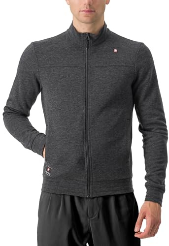CASTELLI 4523557-030 VIGORELLI TRACK JKT Jacket Unisex DARK GRAY Größe M