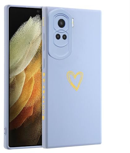 ATISIJIE Cover per Huawei Honor 90 lite Custodia, Soft-Touch, Antiurto, Antipolvere Copertura del Telefono Case per Huawei Honor 90 lite Blu