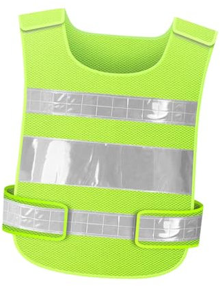 harayaa Warnweste mit Hoher Sichtbarkeit, ärmellos, Schutz für Baustellen, Wandern, Arbeiten, Radfahren, Laufen, Netzstoff, Erwachsene, Männer, Frauen