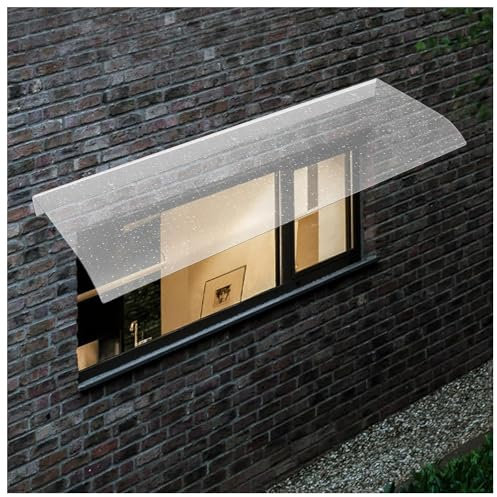 50cm 60cm 70cm 80cm 90cm 120cm Window Awning Exterior Sun Shade Clear Polycarbonate Cover Door Canopy For Porch Patio Roof Rain Shelter
